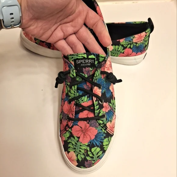 SPERRY TOP SIDER TROPICAL PRINT EUC - Picture 6 of 16